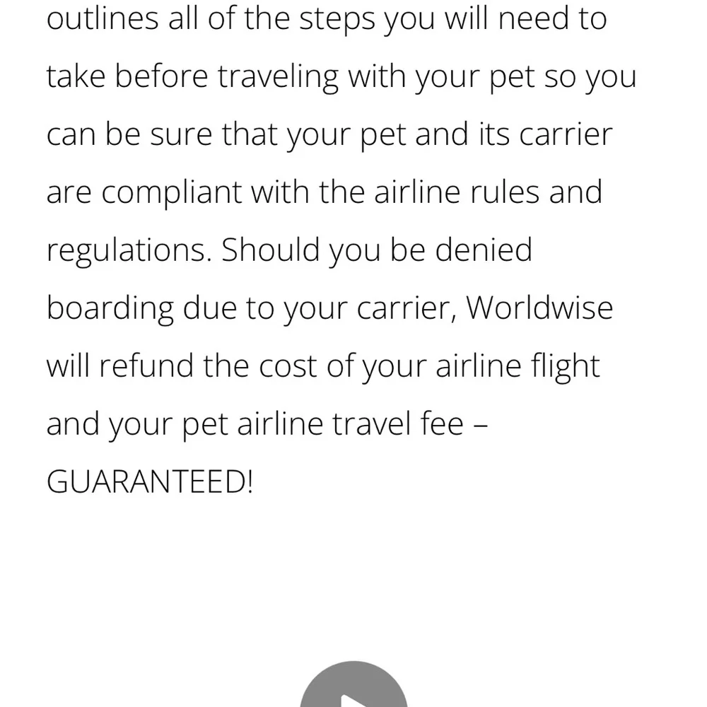 American Airlines Pet Travel Carrier - Black